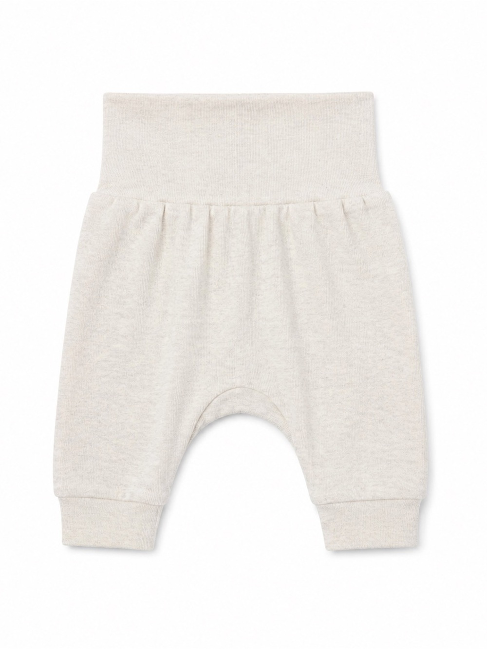 H&M Cream High-Waist Baby Jogger Pants